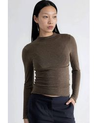 Busem - Long Sleeve Slim Fit Blouse - Lyst