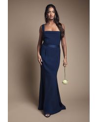 Coast - Strappy Satin Bridesmaid Dress With Tie Back Detail - Lyst