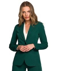 Love Lace - Viscose Lined Casual Jacket With Buttons - Lyst