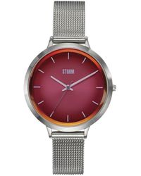 Storm - Mini Styro Lazer Red Stainless Steel Fashion Analogue Watch - 47516/r - Lyst