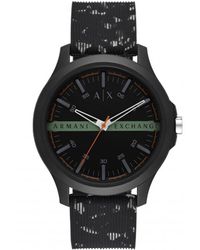 Armani Exchange - Nylon Fashion Analogue Quartz Watch - Ax2428 - Lyst
