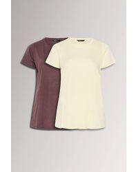 Yours - 2 Pack Core T-Shirts - Lyst