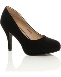 AJVANI - Mid High Heel Court Shoes - Lyst