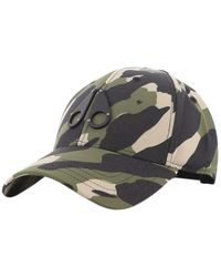 Moose Knuckles - Iconic Logo Camo Green Cap - Lyst