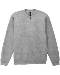 Gildan - Softstyle Midweight Quarter Zip Sweatshirt - Lyst