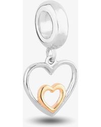 Rosa Lea - Double Heart Dangle Charm Am-2Thb029706 - Lyst