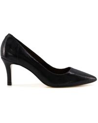 Dune - 'andina' Leather Court Shoes - Lyst