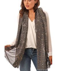 SARTA - Rose Speckle Lightweight Foil Scarf - Lyst