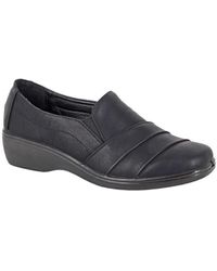 Boulevard - Ruched Twin Gusset Loafers - Lyst