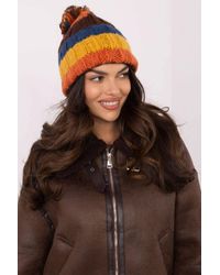 Love Lace - Cozy Striped Pom Pom Winter Beanie Soft Warm Flexible Outdoor Hat - Lyst