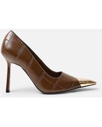 Public Desire - Rotate Toe Cap Detail High Heel - Lyst
