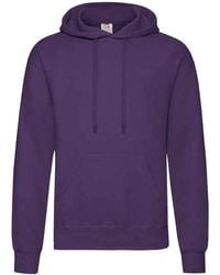Fruit Of The Loom - Classic Hooded Sweatshirt - Lyst