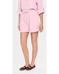 Saint Tropez - Zalindasz High Waisted Drawstring Shorts - Lyst