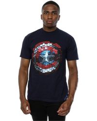 Marvel - Captain America Civil War Hex Shield T-Shirt - Lyst