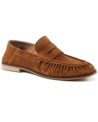 Jones Bootmaker - Petunia Leather Flared Heel Penny Loafers - Lyst