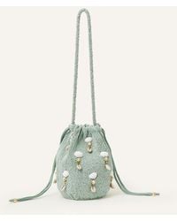 Accessorize - Shell Hand-beaded Duffle Bag - Lyst