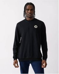 Fjallraven - Long Sleeve Crew Neck Logo Detail Sweatshirt - Lyst