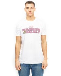 Marvel - Gotg Text Logo Cotton T-Shirt - Lyst