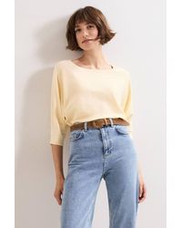 Phase Eight - Cristine 3/4 Sleeve Knit Jumper - Lyst