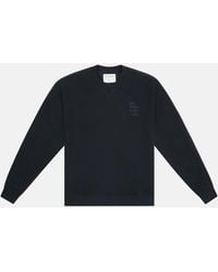Blank Essentials - Quilted College Logo Sweatshirt - Lyst