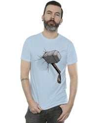 Marvel - Thor Hammer Crack T-Shirt - Lyst