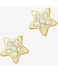 T.H.Baker - 9Ct 6Mm Cubic Zirconia Star Stud Earrings 1.58.8969 - Lyst