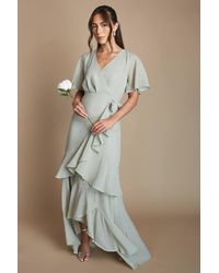 Coast - Angel Sleeve Tiered Bridesmaid Maxi Dress - Lyst