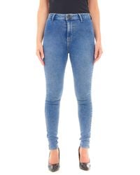 Smart Living - Stylish Skinny Fit High Waisted Denim Jeans - Lyst