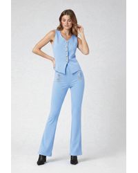 Stylewise - Button Waistcoat Top & Wide Leg Trouser Co-Ord Set - Lyst