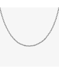 T.H.Baker - 9Ct 20 Inch Oval Belcher Chain 5.14.5815 - Lyst