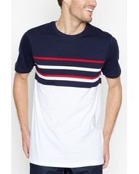 MAINE - Placement Striped T-shirt - Lyst