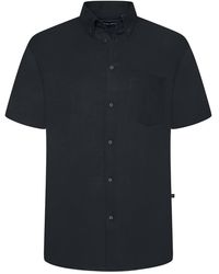 KAM Jeanswear - Short Sleeve Dobby Textured Shirt For - Lyst