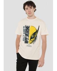 Marvel - Deadpool & Wolverine Graffiti Portrait T-Shirt - Lyst