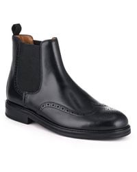 Jones Bootmaker - Fieldston Brogue Wingtip Chelsea Boots - Lyst