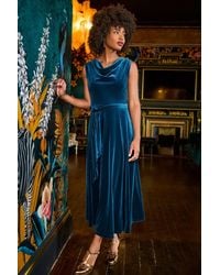 Joe Browns - Make A Statement Cowl Neck Velour Dress - Lyst