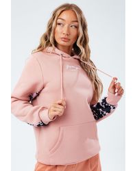 Hype - Blush Snake Panel Pullover Hoodie - Lyst