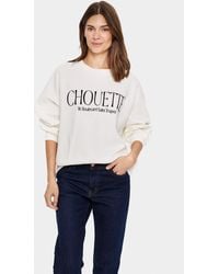 Saint Tropez - Inezsz Long Sleeve Printed Sweatshirt - Lyst