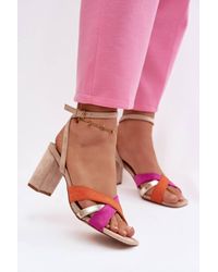 Love Lace - Elegant Heel Sandals With Secure Straps For Everyday Wear - Lyst