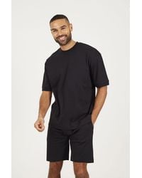 Brave Soul - Oversized T-Shirt & Short Co-Ord Set - Lyst