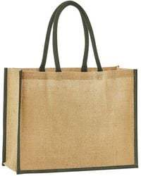 Westford Mill - Classic Starched Jute Tote Bag - Lyst