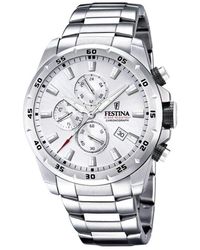 Festina - Stainless Steel Classic Analogue Quartz Watch - F20463/1 - Lyst