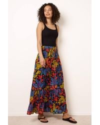 Blue Vanilla - Drawstring Maxi Skirt - Lyst