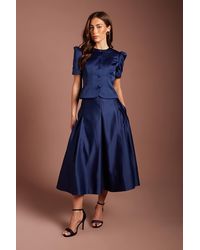 Coast - Short Sleeve Button Through Fitted Jacket - Lyst