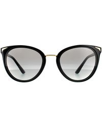 Vogue - Cat Eye Black Grey Gradient Sunglasses - Lyst