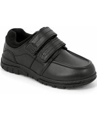 Spot on - Leather Double Strap Chunky Sole School Shoes - Lyst