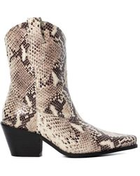 Dune - 'pardner 2' Leather Western Boots - Lyst