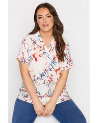 Yours - Half Placket Blouse - Lyst
