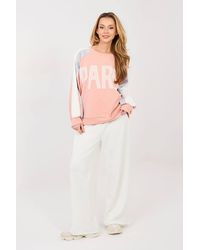 Love Lace - Stylish Hoodie & Wide Leg Tracksuit Set - Lyst