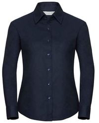 Russell Collection - Oxford Long-Sleeved Shirt - Lyst