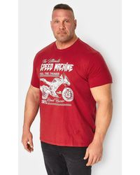 BadRhino - Motorcycle Print Short Sleeve T-shirt - Lyst